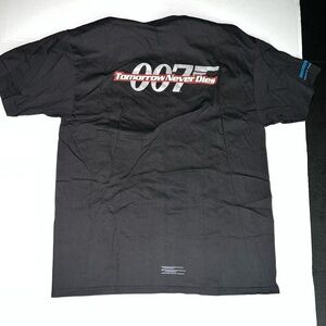 Vintage 1997 - 007 TOMORROW NEVER DIES Movie Promo T Shirt  - NOS XL